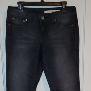 DKNY Jeans Black Denim  size 8 with pockets